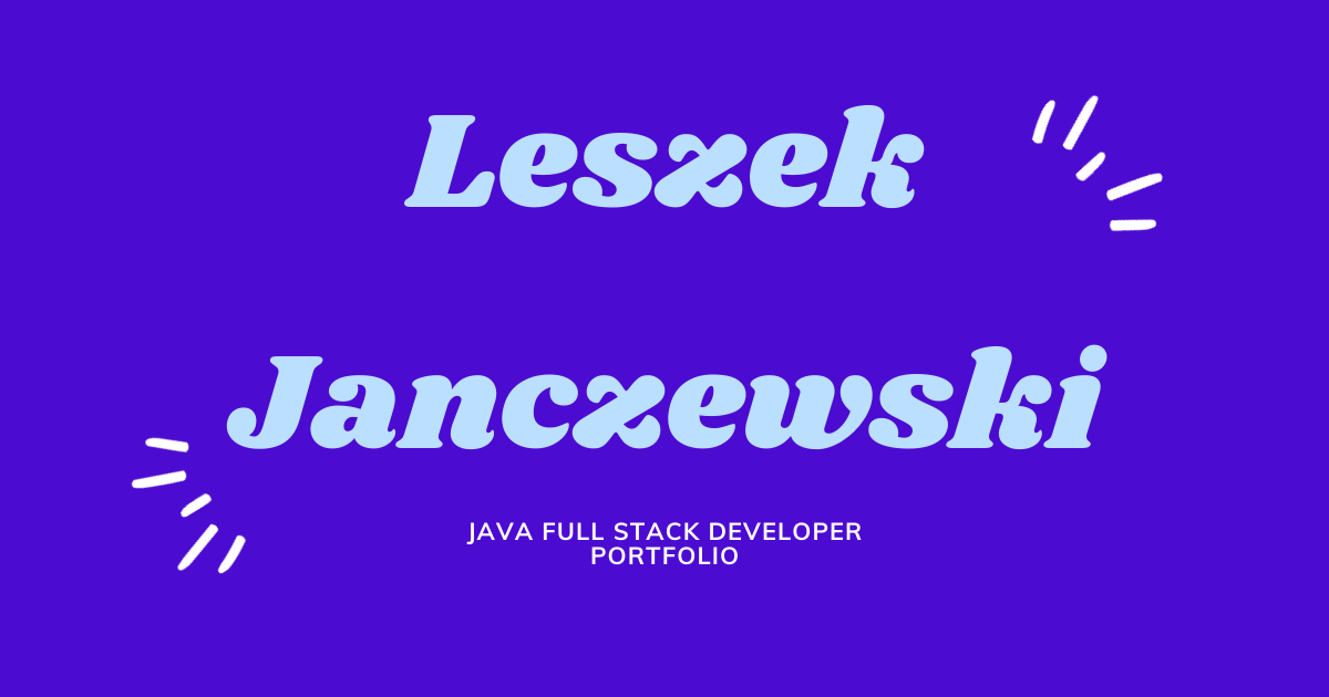GitHub - leszekjanczewski/leszekjanczewski.github.io: My GitHub Home ...